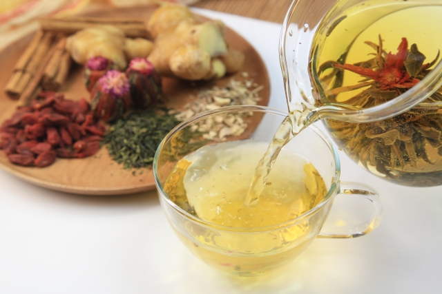 ハーブティーの画像