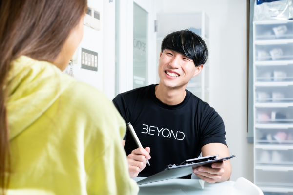 カウンセリングシートの記入