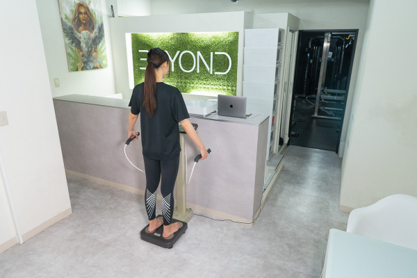 最新の体組成計による身体測定